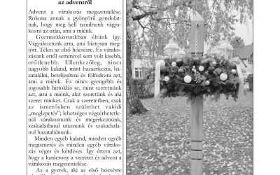 Megjelent a decemberi Ráckeresztúri Hírmondó